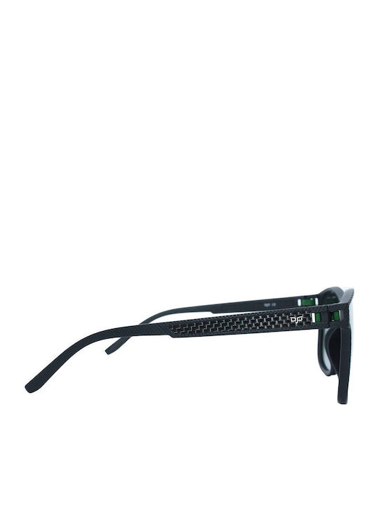 OJO Sunglasses Oye Black Green Unisex Γυαλιά Ηλίου με Μαύρο Σκελετό και Πράσινο Ντεγκραντέ Polarized Φακό 44OEV73047