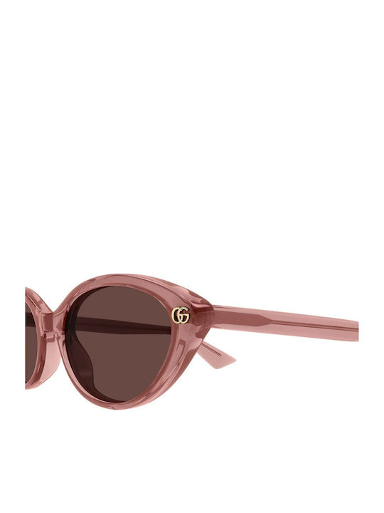 Gucci Unisex Sunglasses with Pink Horn-Rimmed Frame GG2110S 004