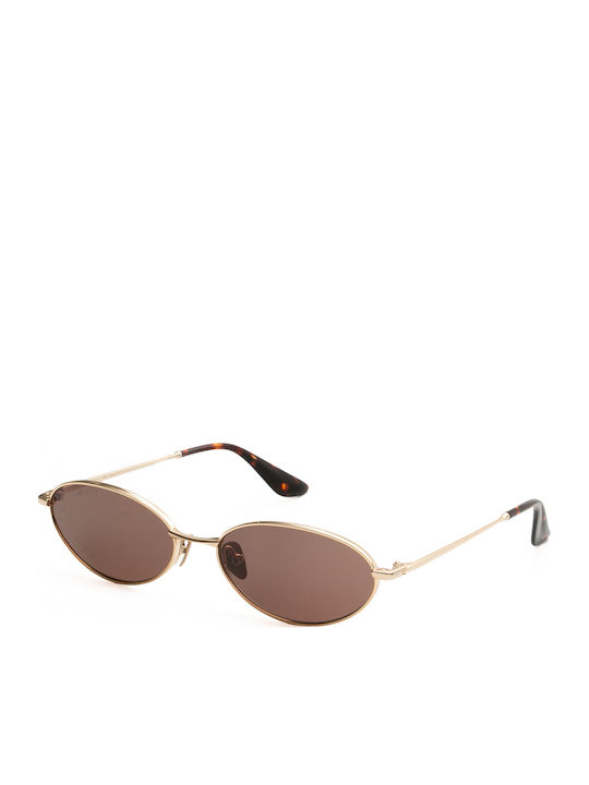 Gigi Barcelona Unisex Sunglasses with Gold Metallic Frame and Gold Lens 1092/50