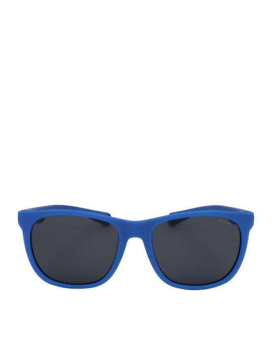Polaroid Unisex Sonnenbrille mit Blau Kunststoff Gestell und Gray Polarisiert Linse PLD2140/S DOF/M9