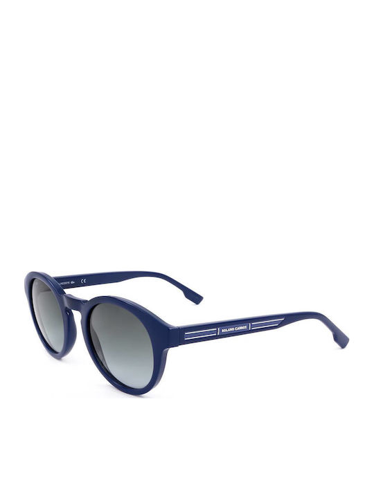Lacoste Unisex Sunglasses with Blue Plastic Frame and Blue Gradient Lens L952SRG-424