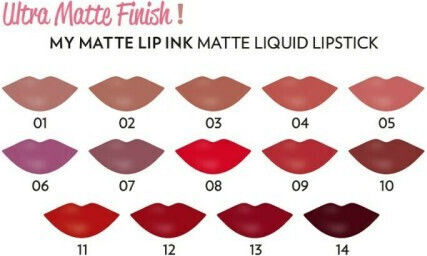 Golden Rose My Matte Lip Ink Liquid Lipstick Matte 12 5gr