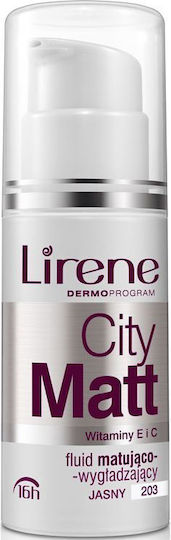 Lirene City Matt Mattifying Foundation Face 203 Bright 30ml