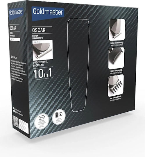 Goldmaster Машинка за Подстригване Черна