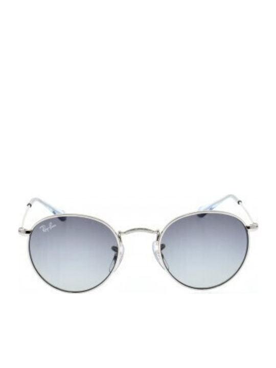 Ray Ban Rund Kinder-Sonnenbrillen Silber