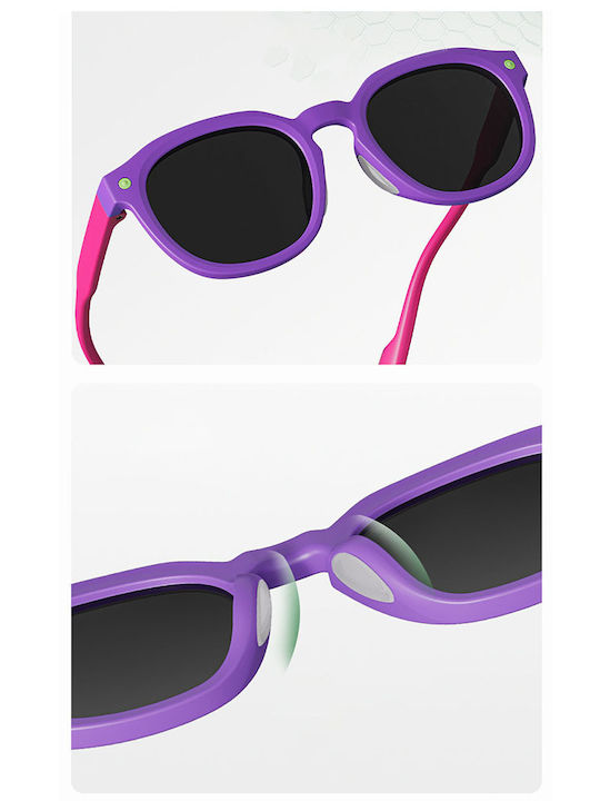 Techsuit Kids Sunglasses With Polarized Gray Lens