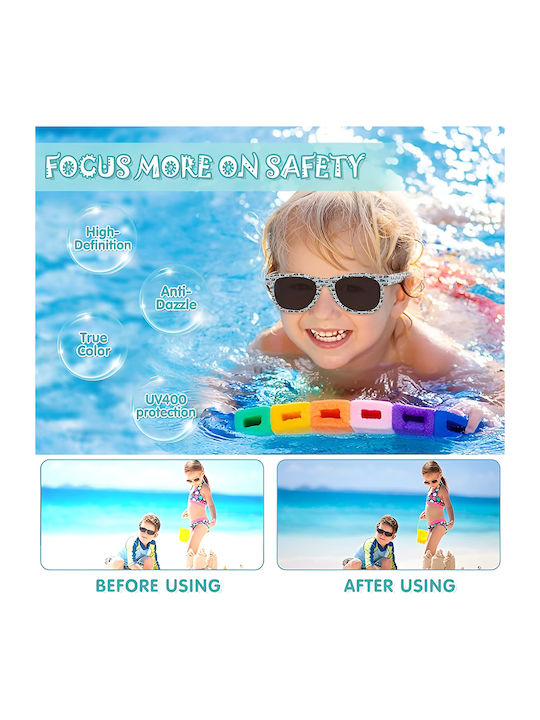 Techsuit Kids Sunglasses With Polarized Gray Lens