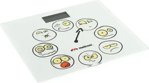 Meliconi Digital Badezimmerwaage in Farbe Mehrfarbig Emoticons 070-0490