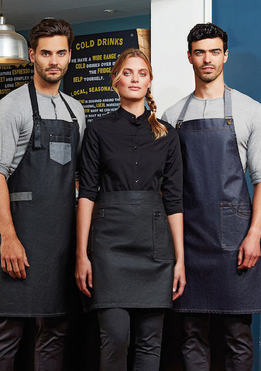 Premier Catering-Schürze Barista / Barkeeper Taille Premier PR135 Schwarze