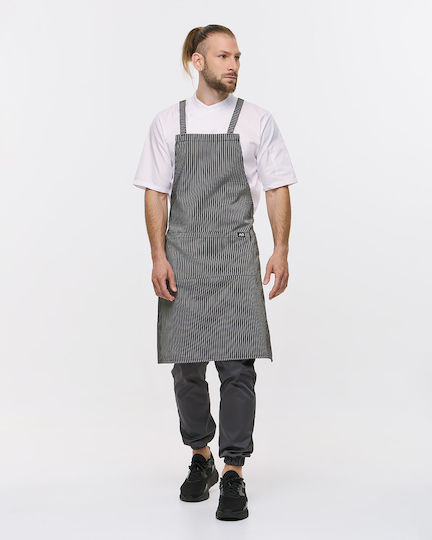 Ayo Șorț Ospătar / Barista / Barman Corp întreg Negru
