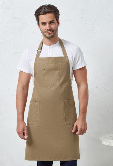 Premier Apron Full Body PR132 Khaki