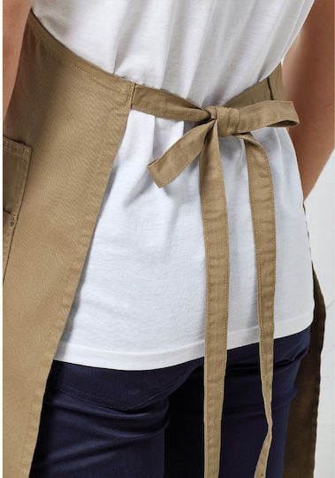 Premier Apron Full Body PR132 Khaki