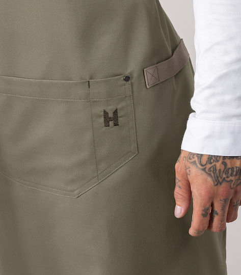 Le Nouveau Chef Apron Full Body Seattle'21 Green