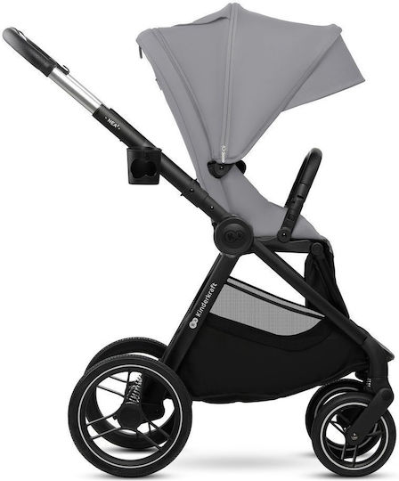 Kinderkraft Nea 2.0 Ρυθμιζόμενο Καρότσι 2 σε 1 Kατάλληλο για Nεογέννητο Platinium Grey