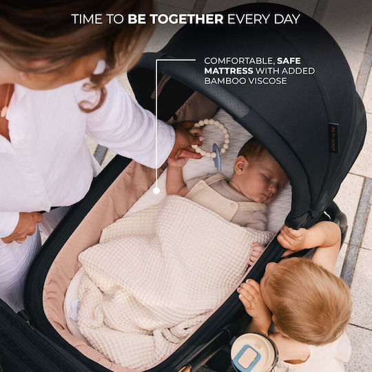 Kinderkraft Nea 2 Бебешка количка 2 в 1 Platinum Grey