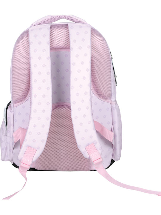 Gim Schulranzen Rucksack Grundschule Rosa mit Flaschenhalter