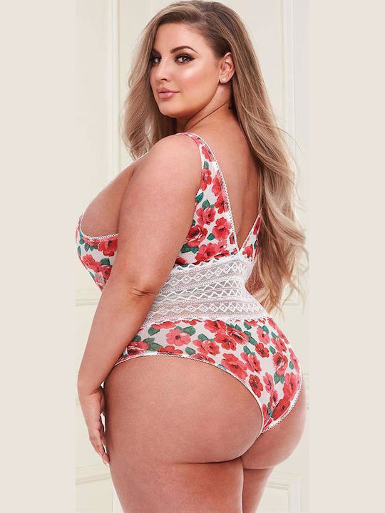 Floral Bodysuit Lace Baci Lingerie