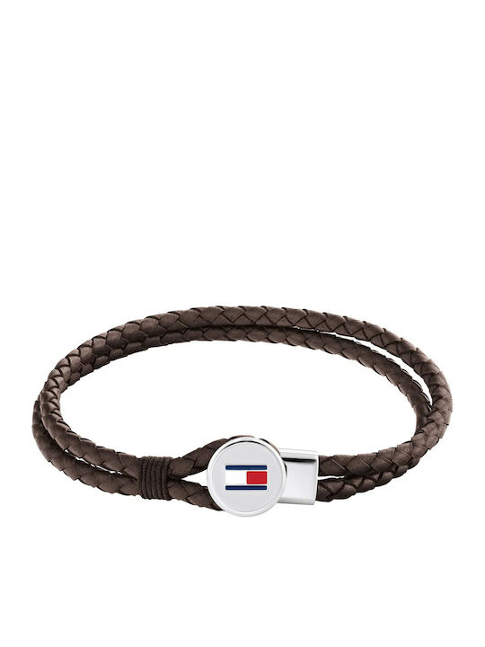 Tommy Hilfiger Ανδρικό Βραχιόλι Δερμάτινο