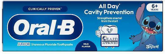 Oral-B Pro Junior Pastă de Dinți pentru Copii pentru 6+ Ani cu Aromă de Mentă 70ml