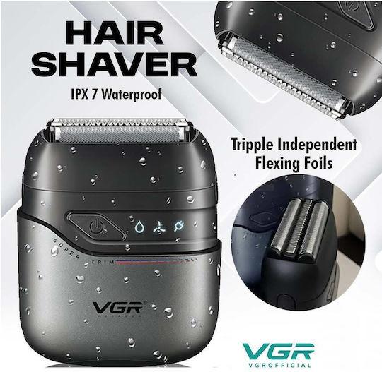 VGR V-379 Foil Ξυριστική Μηχανή Προσώπου Επαναφορτιζόμενη