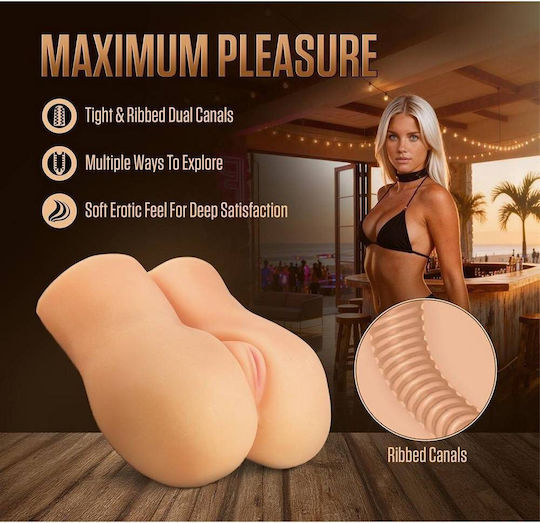 Blush Masturbator Vagin / Fund Cu Vibrație