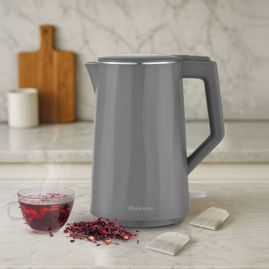 Rohnson Kettle 1.7lt 2200W Grey