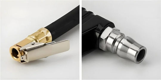 Renew Force Pistol de umflat anvelope 16 Bar 220 Psi manometru furtun 370 Mm conector rapid Euro 1/4"