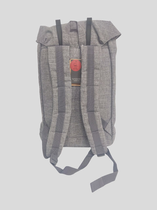 Τσαντα Backpack Fashion Street New York Grey 26x14x38cm