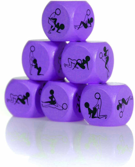 Liebeswürfel Spielzeug 25mm Lila 1 Stück