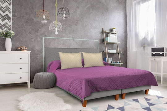 Alcam Шалте Двойно Микрофибър Лилаво 210x220см