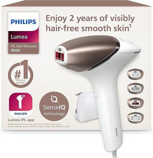 Lumea IPL Series 8000 Epiliergerät Laser für das Körper / Gesicht / Bikini BRI948/00