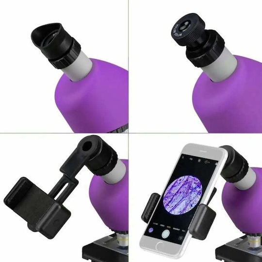 Bresser 40x-640x Microscope Lila Ψηφιακό Μικροσκόπιο