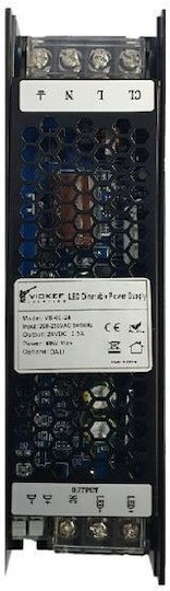 Viokef Τροφοδοτικό LED IP20 Ισχύος 60W με Τάση Εξόδου 24V