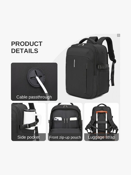 Miss Lulu Backpack Αδιάβροχο Μαύρο