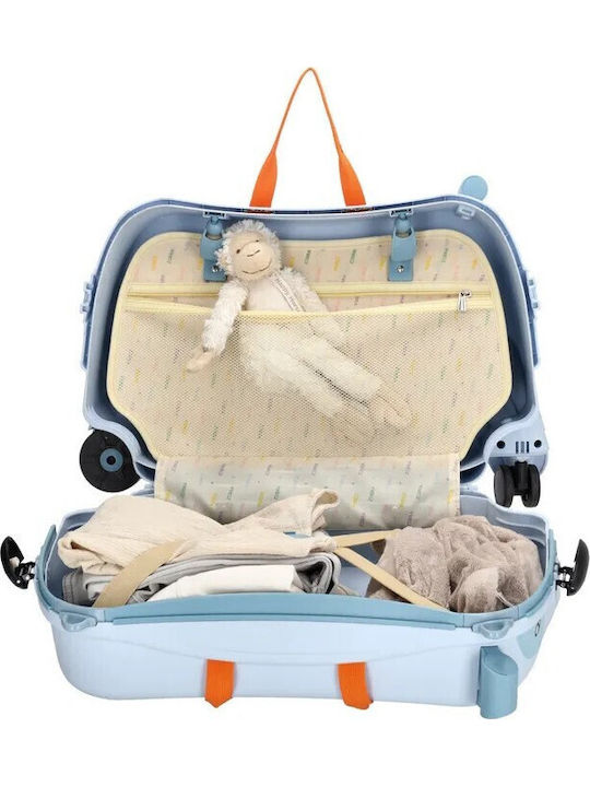 Dugros Kids Cabin Travel Suitcase Light Blue 55cm