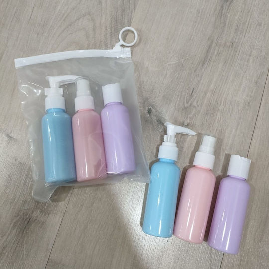 Reisegrößen Flaschen Set Bunte 3 Stück 10omo20