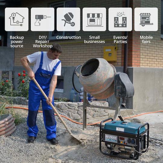 Könner & Söhnen KS 2900G Generator De Curent Pe Benzină/GPL Patru Timpi