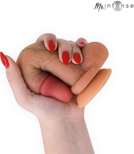 Intense Ρεαλιστικό Dildo με Όρχεις και Βεντούζα Flesh