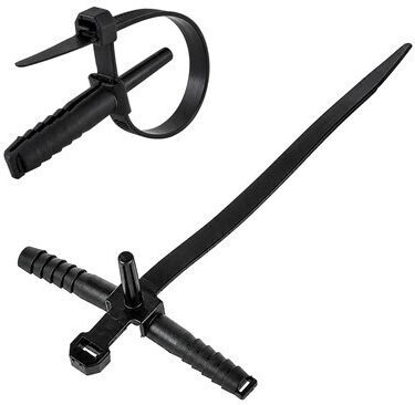 Powertech Δεματικά Καλωδίων Πλαστικά 150mmx7mm σε Μαύρο χρώμα (100τμχ) TIES-084