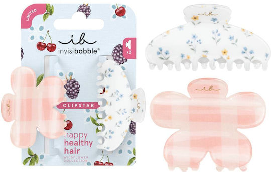 Invisibobble Clipstar Κλάμερ Μαλλιών Wildflower Petals N Punch 2 Τεμάχια