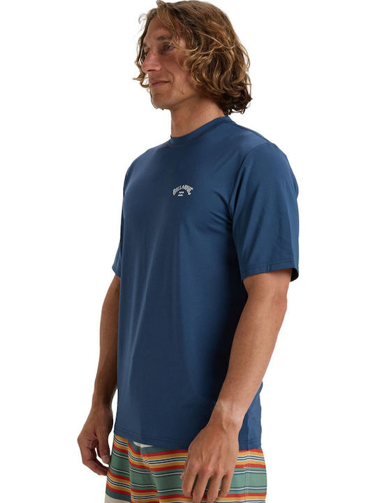 Billabong Arch UPF 50+ Men's Short Sleeve Sun Protection Shirt Blue