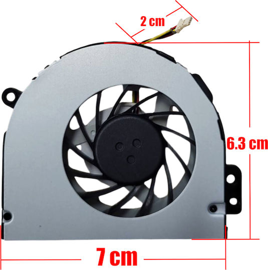 Laptop Fan CPU Cooling Fan Dell Inspiron 14R N4110 Vostro 14 3450 HFMH9 0HFMH9 MF60100V1-Q032-G99 K1518V 4BR01FAWI10 3Pin Code 81760