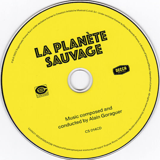 Alain Goraguer - La Planète Sauvage (expanded Original Soundtrack) CD Μουσικής