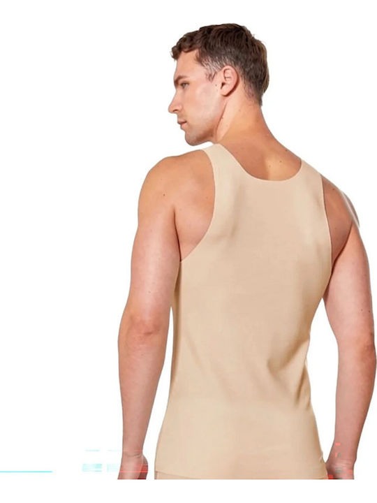 Men's Beige Undershirt