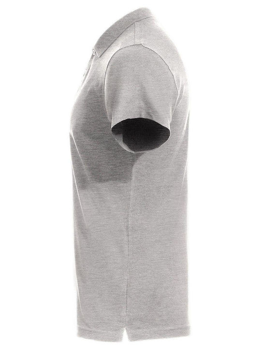 Naos Μπλουζάκι Πόλο Stenso 02002075 Gray Melange