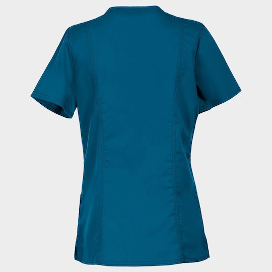Cherokee Damen Medizinische Bluse Blau 08001946 2XL