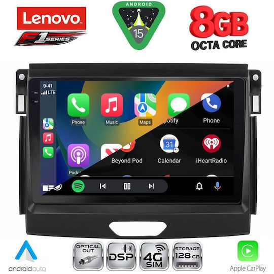 Lenovo Ssr 10172a_cpa Tabletă Multimedia 9 Inch Sisteme Audio Auto Ford Ranger Mod 2015-2018