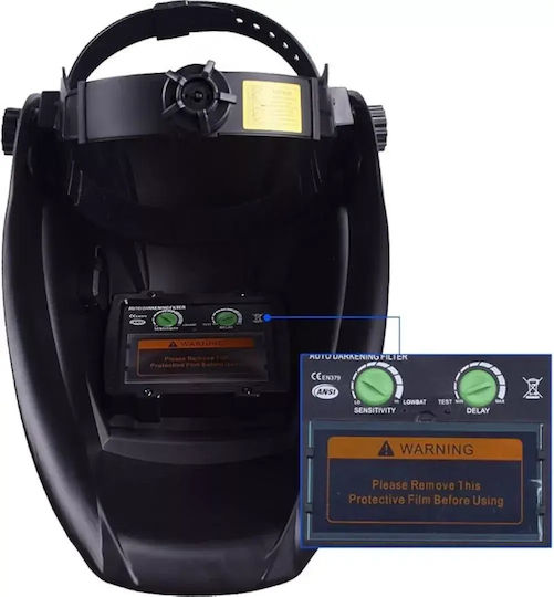 Electronic Welding Helmet Black
