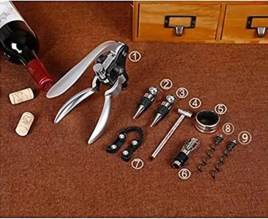 Luxury Wine Opener Set Cooko Αξεσουάρ Ποτών 9τμχ 208212370