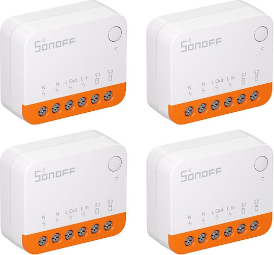Sonoff Smart Switch Wi-Fi 10A με Τηλεχειριστήριο 4τμχ
